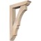 Ekena Millwork Balboa Traditional Smooth Bracket w/ Offset Brace, Douglas Fir, 5 1/2"W x 24"D x 36"H BKT0604X24X36BOA01SDF - alternate 1